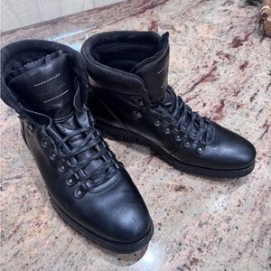 Cole Haan Men's Black ZeroGrand Waterproof Hiker Boots Boots Size 13